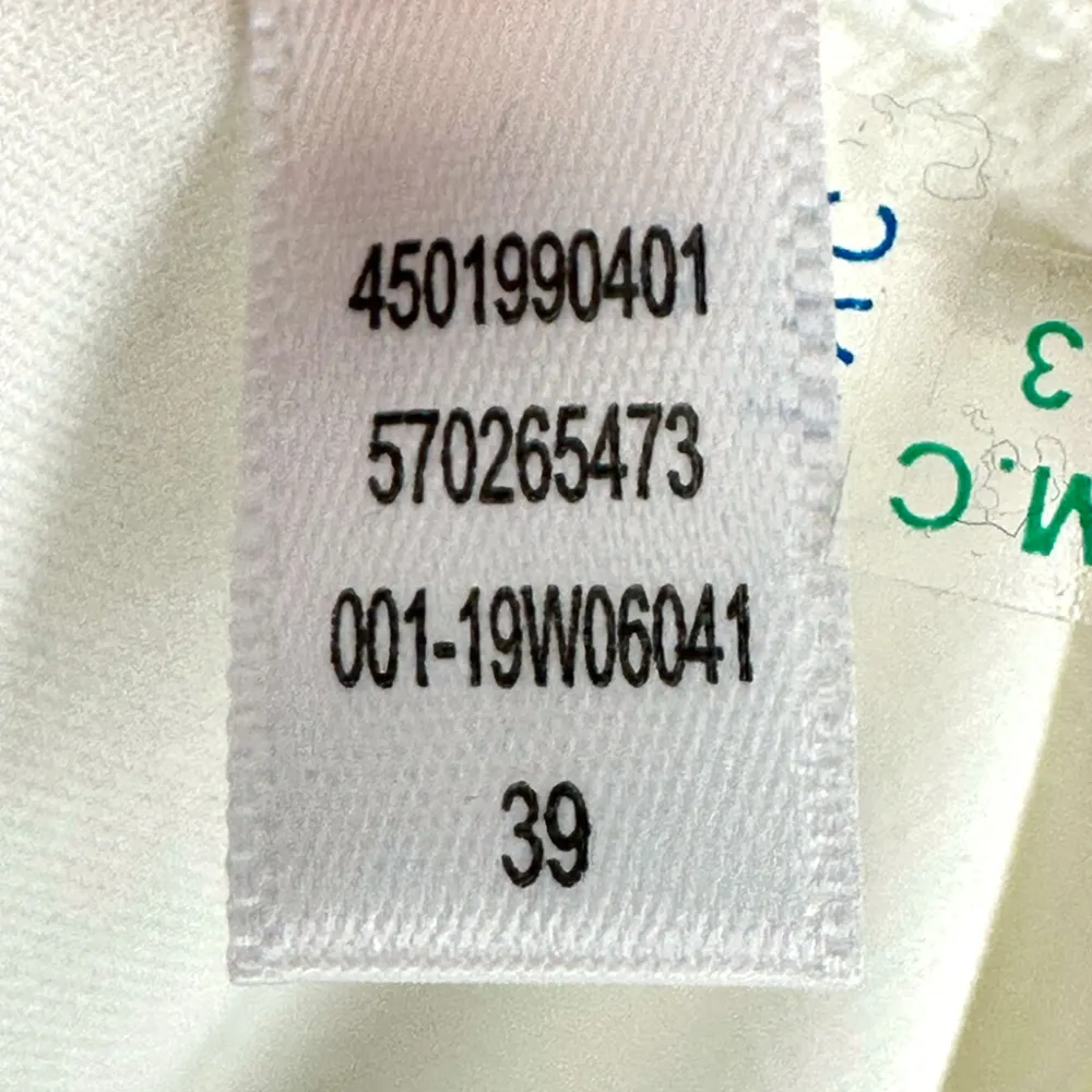 White House Black Market | Medium | White Lined Floral-Embellished Cami Tank Top - Image 10