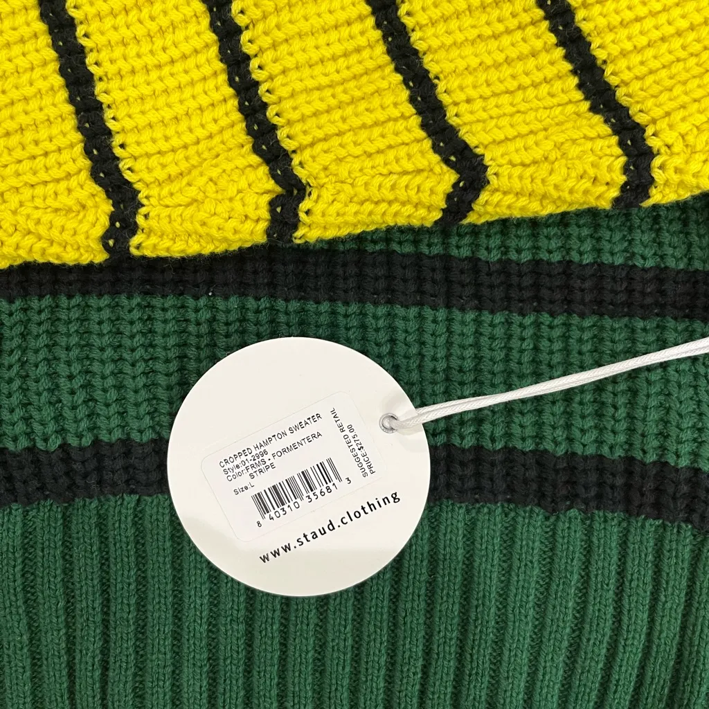 NWT Staud Cropped Hampton Sweater - Image 7
