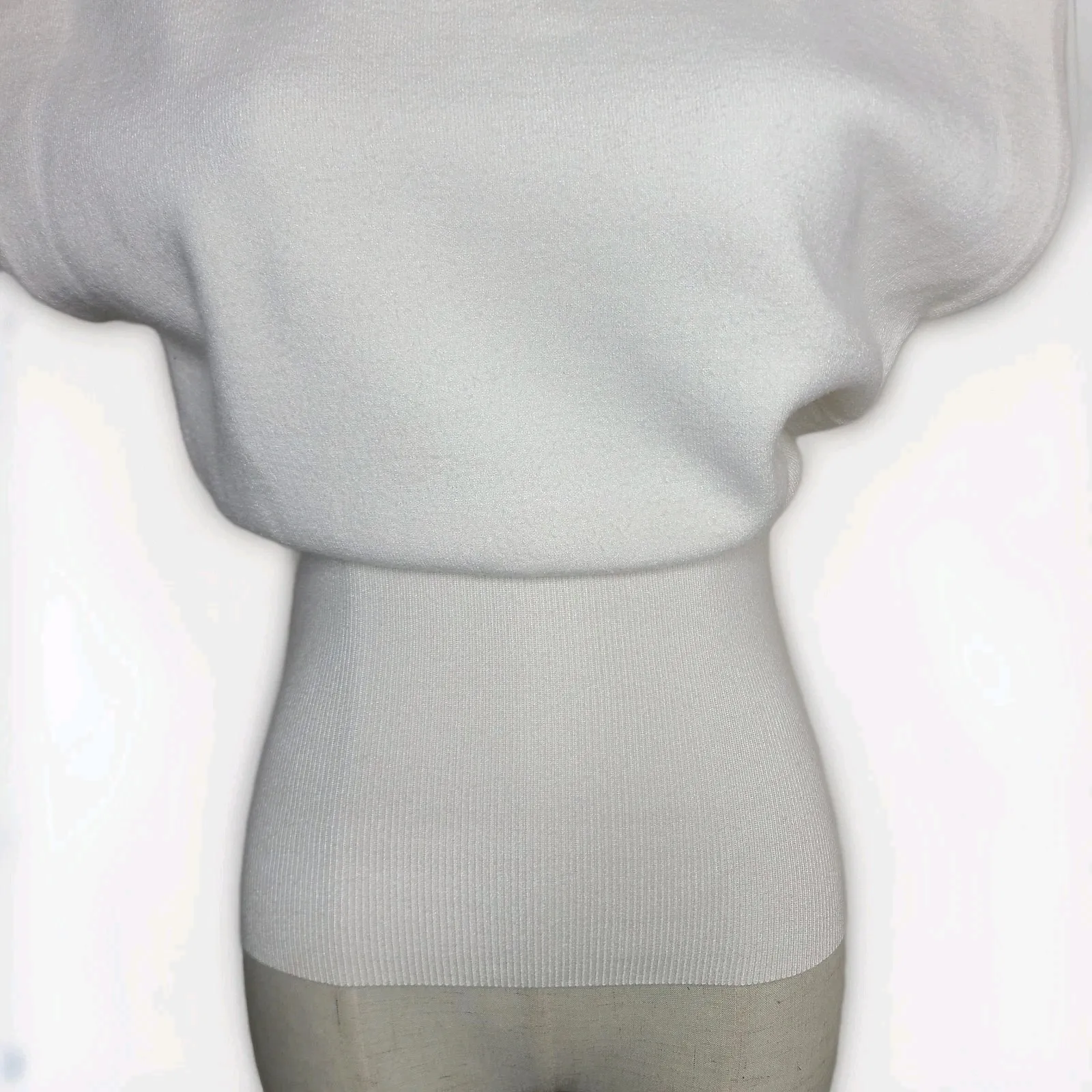 Stockholm Atelier Other Stories Sleeveless Sweater Top Structured Futuristic XS - Image 3