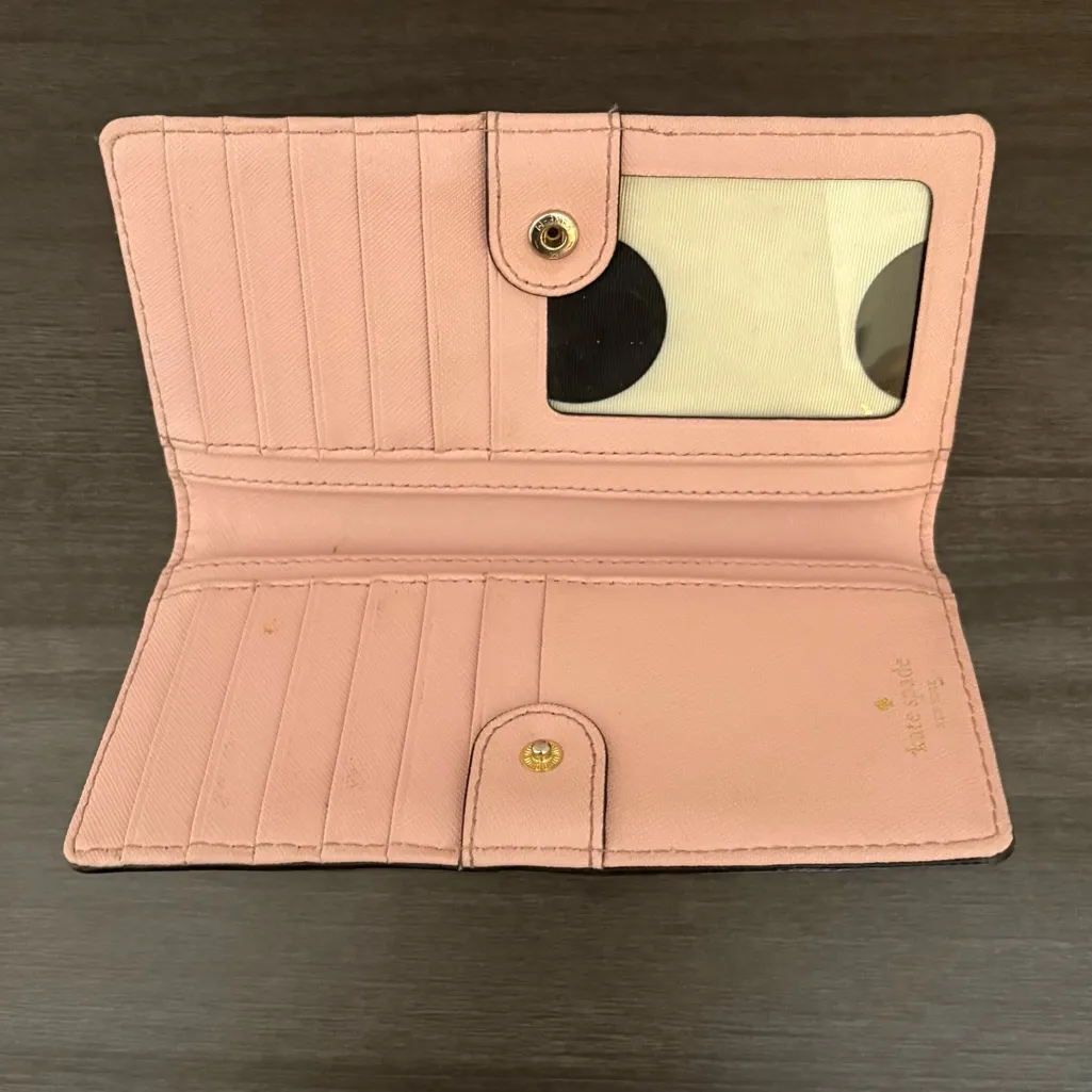 Kate Spade  Pale Pink Slim Wallet - Image 3