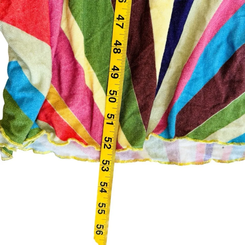 Siedres colorful Solana Sun Ray Knit Maxi Dress Maxi Dress NEW Red Size L - Image 10