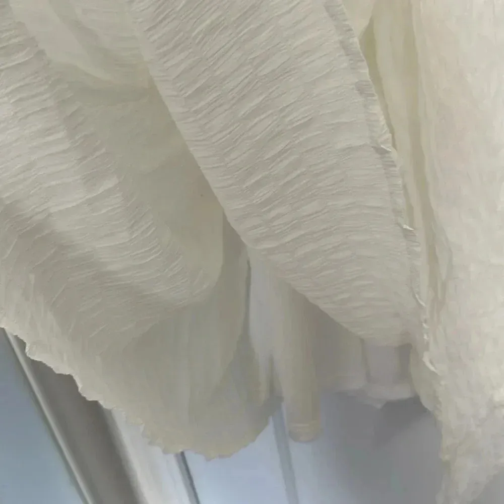 Lulu’s Sweetheart Summer White Cutout Tie-Strap Midi Dress Sz M - Image 9