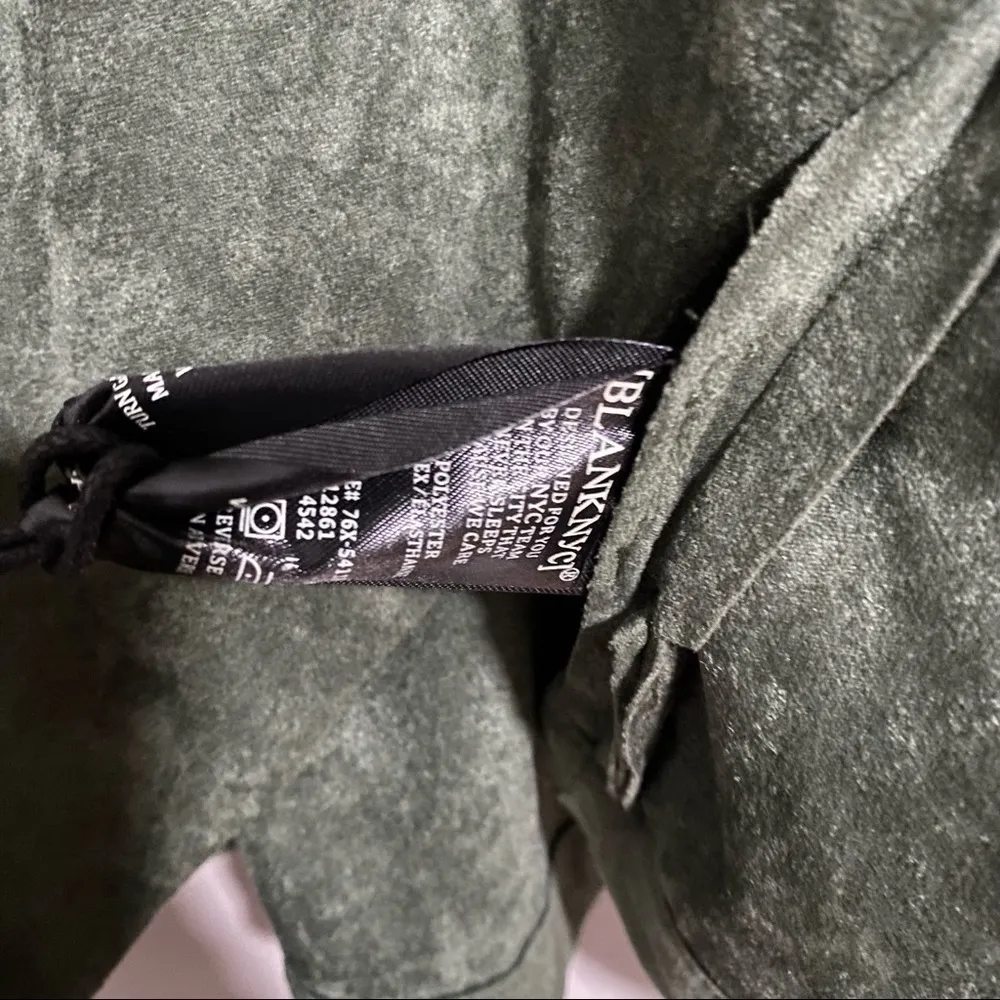 Blank NYC Faux Suede Drapey Jacket, New With Tags - Image 3