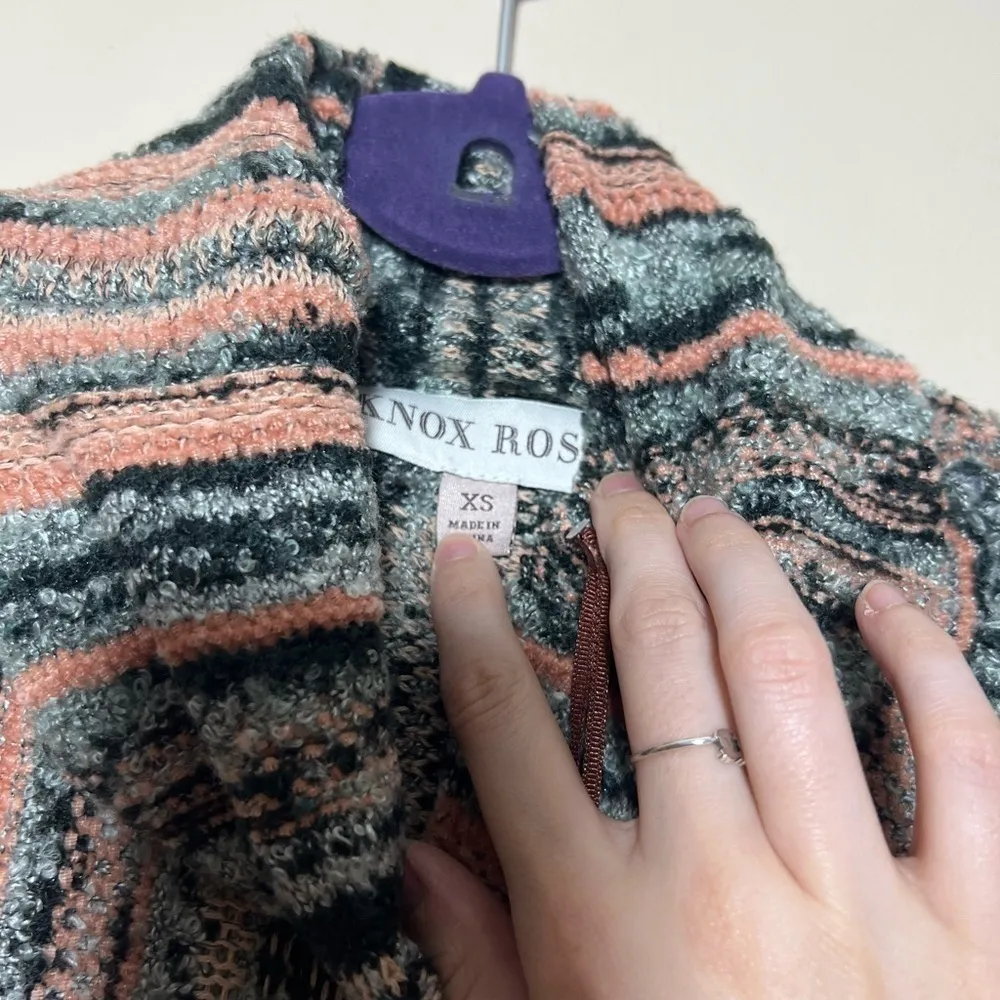 Knox Rose Antique Berry Cowl Neck Pullover Sweater - Image 4