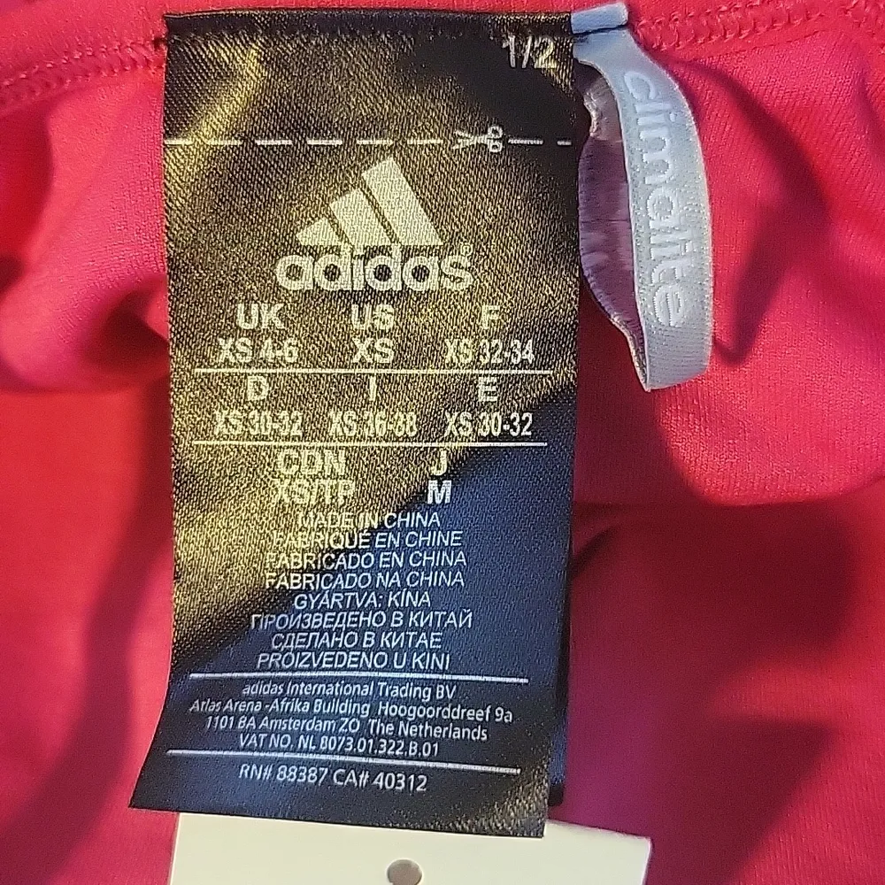 NWT Adidas Climalite Lightly Padded Sports Bra Size XS (4-6) - Image 7