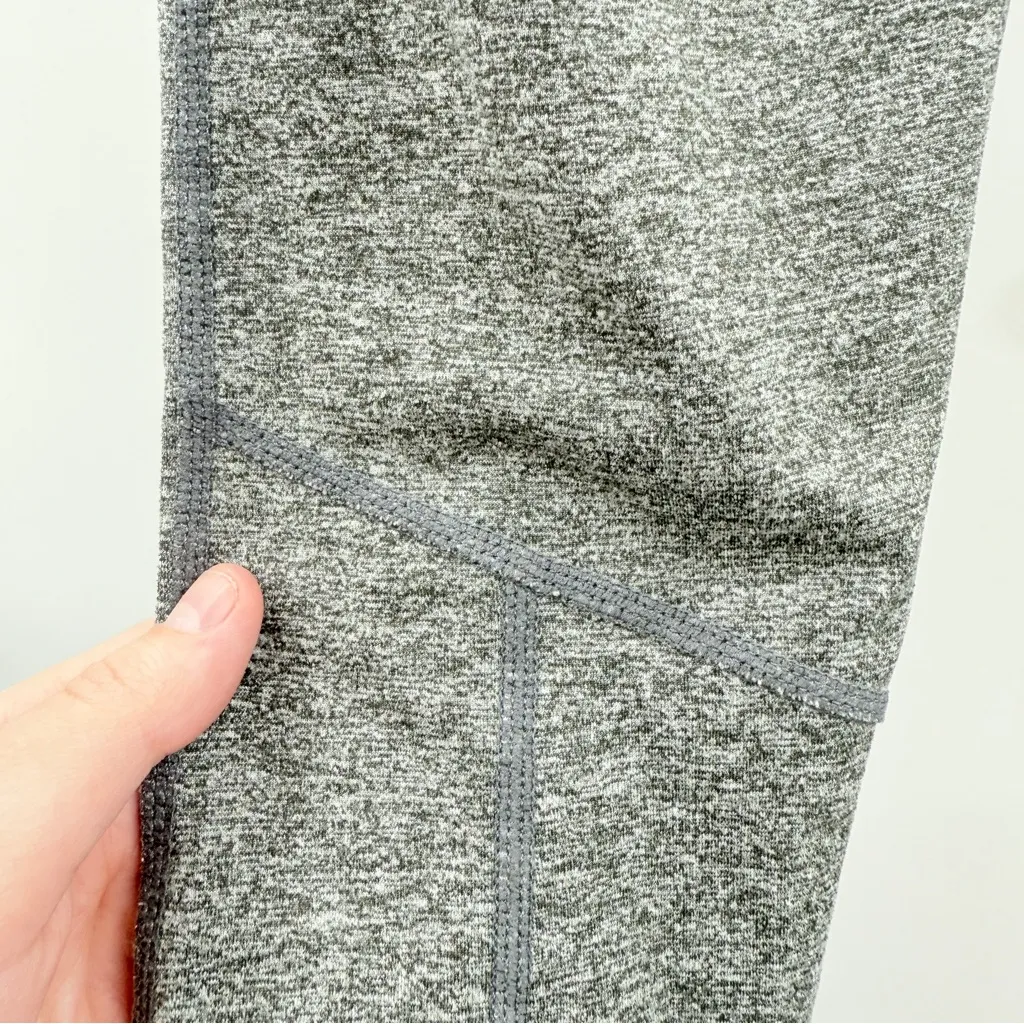 Free People Movement Crossover Heather Gray Leggings Sz S Mid Rise Cropped‎ - Image 7