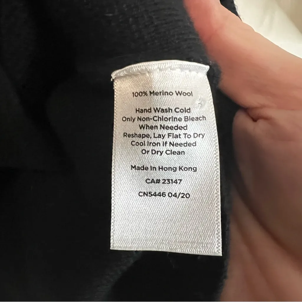 Talbots Pure Merino Wool Black Blazer Jacket Size‎ L - Image 6