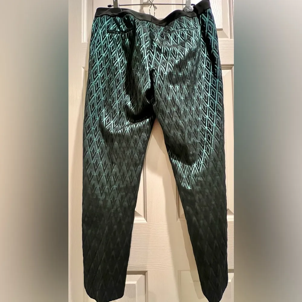Halogen - Quinn Fit pants - green black - size 12 - Image 3