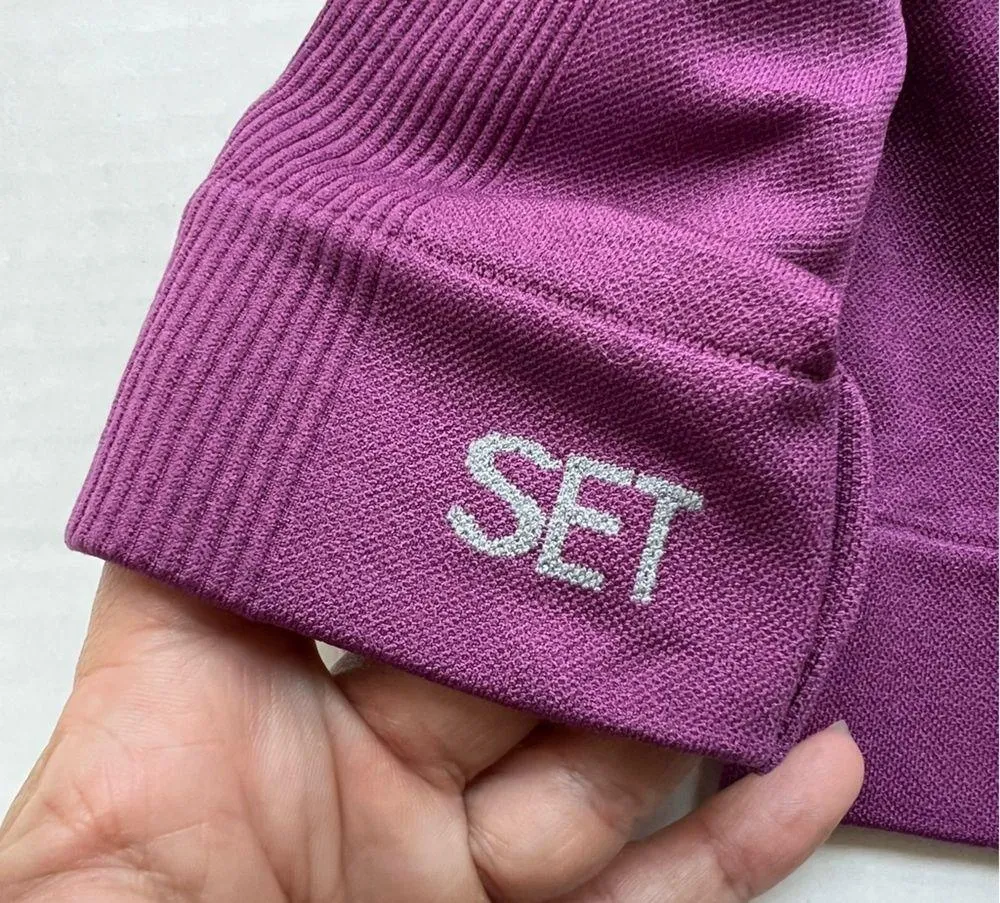 sculpt flex leggings in raspberry size medium - Image 6