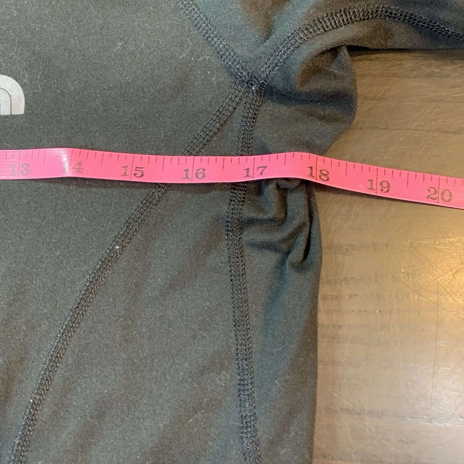 The North Face Hiking Hoodie Womens Medium Black Vapor Wick Lightweight Pullover - Image 8