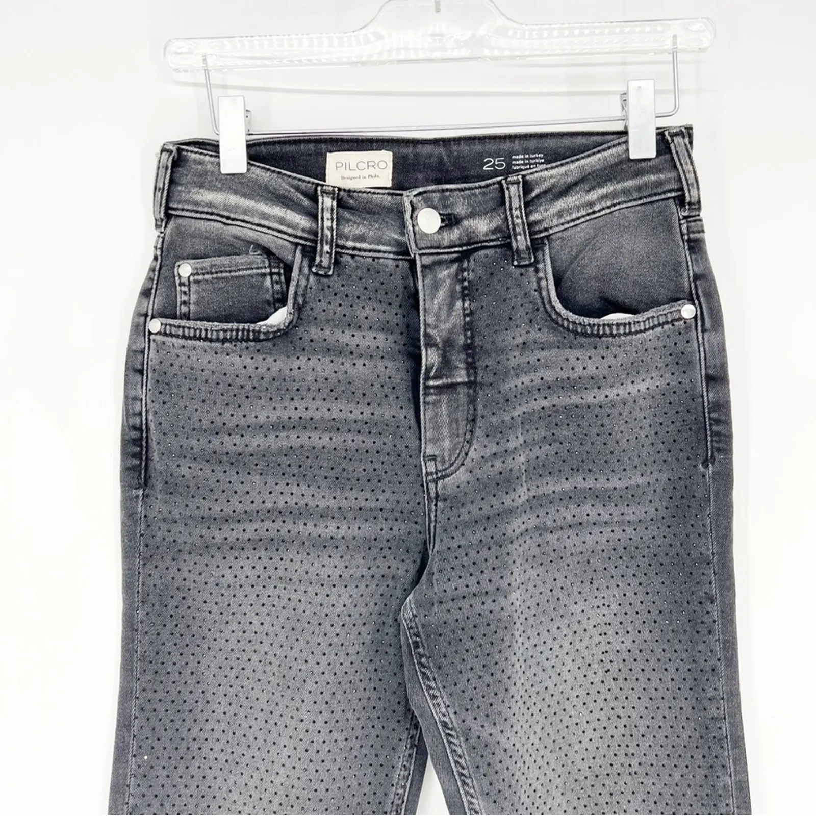 Anthropologie‎ Pilcro Gem High Rise Straight Leg Jeans 25 - Image 4