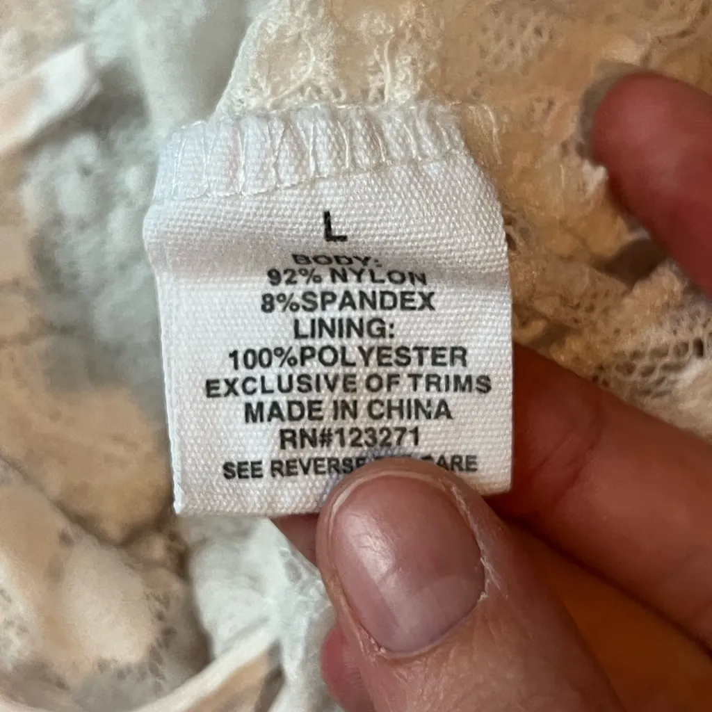 Orange Kiss  Elegant Lace White Top - Image 4