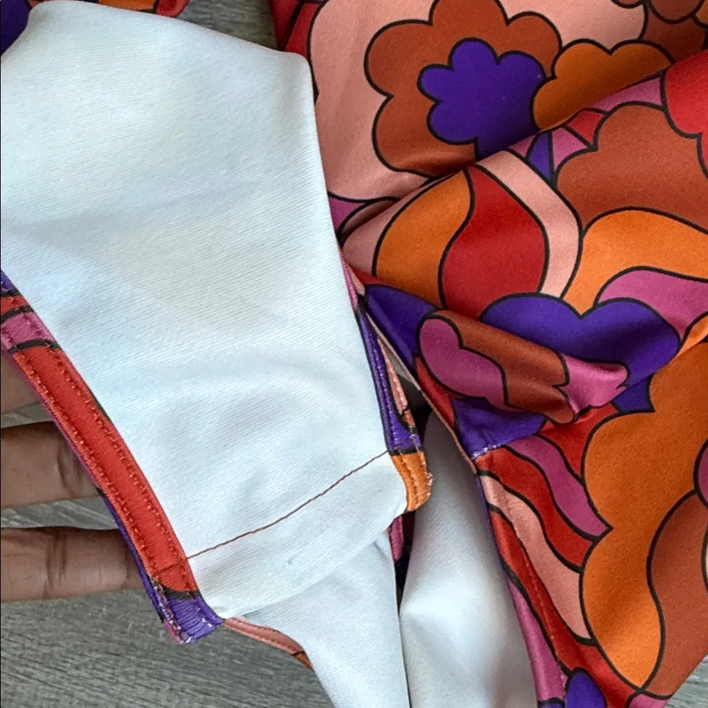 NEW hippie shake heroes Floral bodysuit Pink Size 6 - Image 6