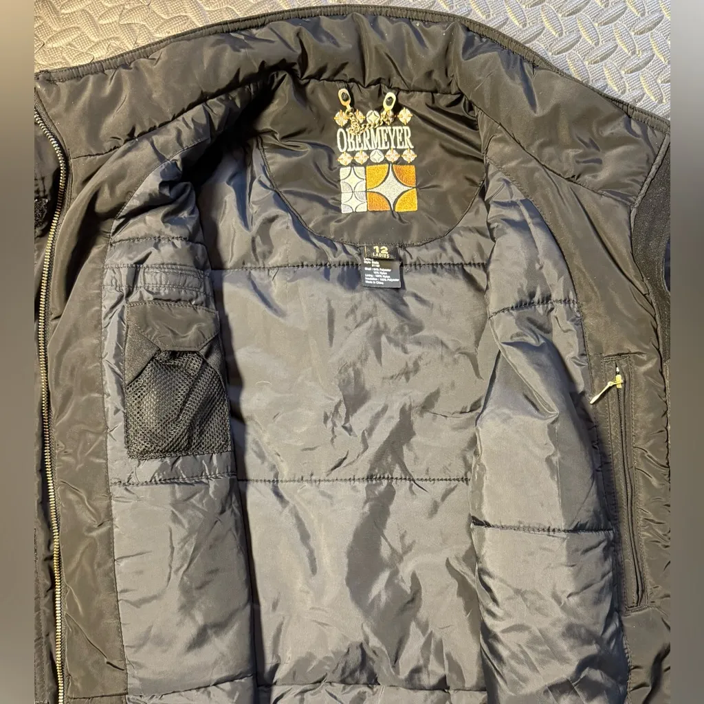 Obermeyer  Women's Black Performance Ski Jacket Size 12 - Image 10