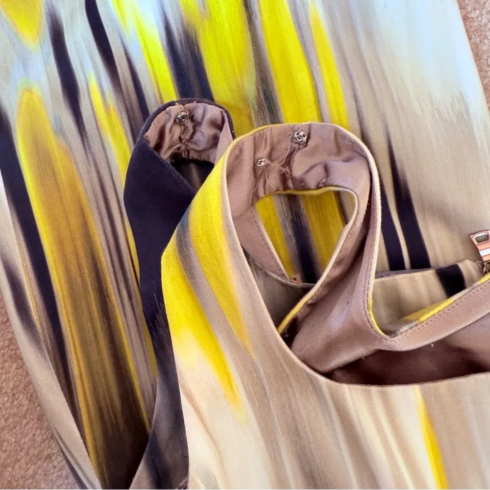 Elie Tahari Sleeveless Watercolor Sheath Dress Womens 6 - Image 12