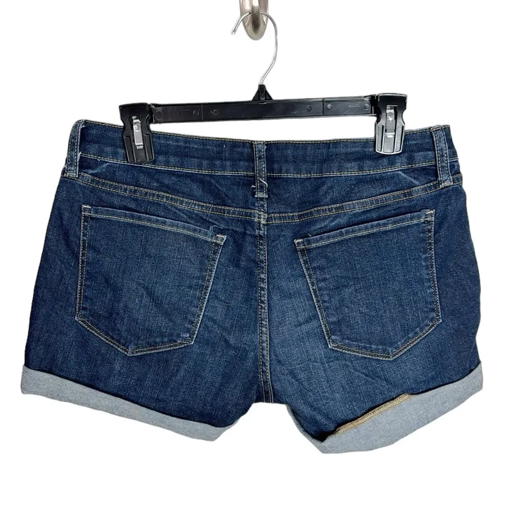 Arizona Jean Co distressed cuffed denim mini shorts size 11 - Image 2