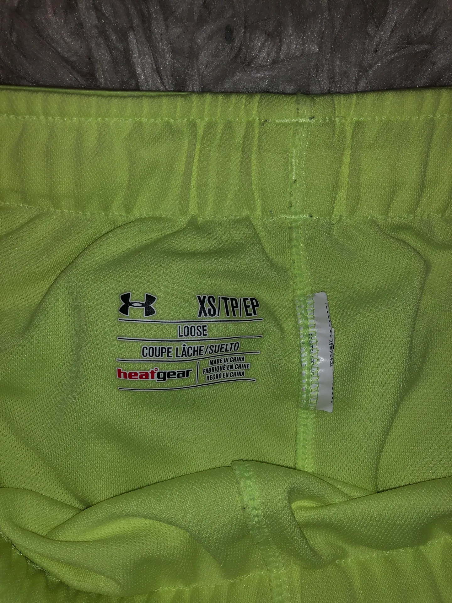 Under Armour Yellow Workout Shorts - Image 3