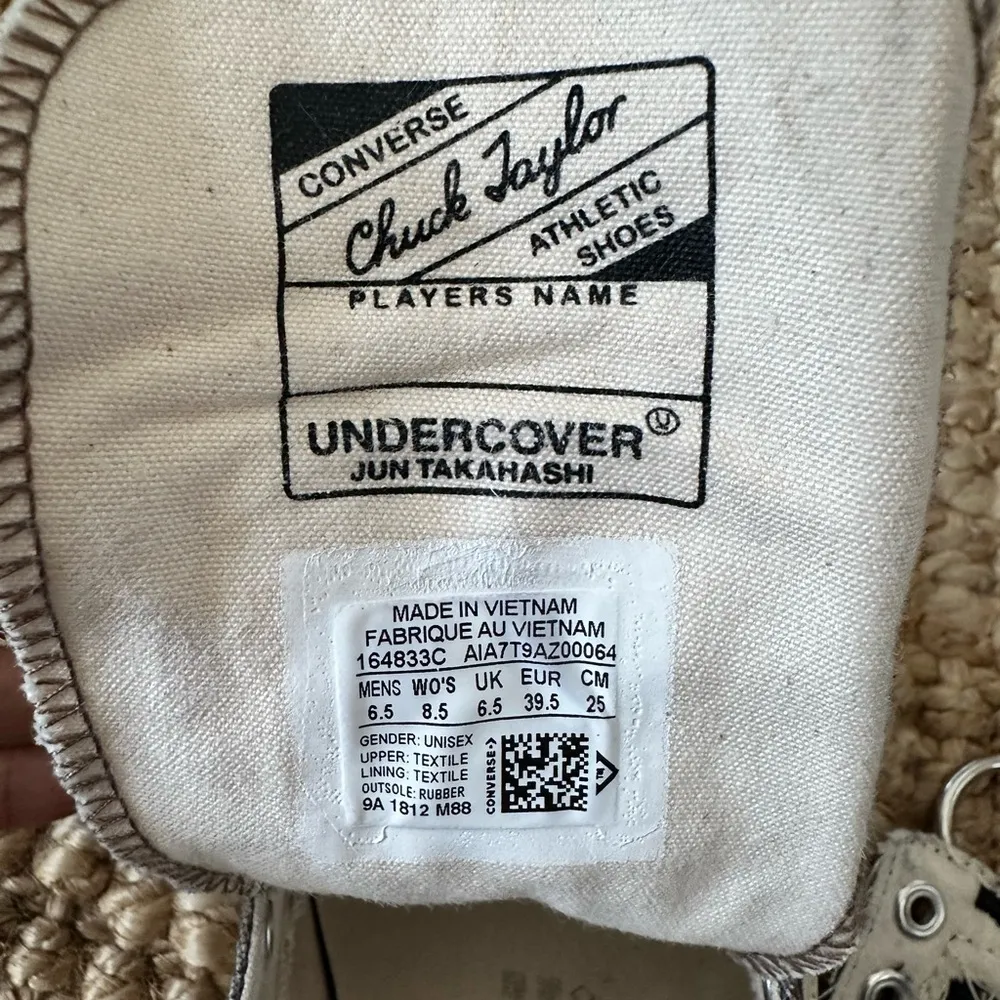 Converse X Undercover Jun Takahashi 1970’s Chuck Taylor Hi Tops Camo LTD ED NWOT - Image 14