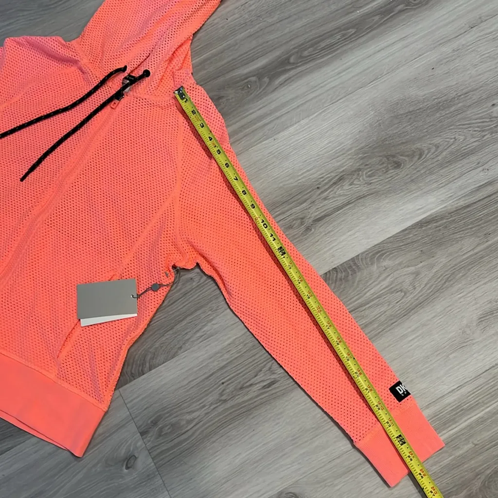 DKNY Coral Mesh Zip-Up‎ Hoodie - Image 12