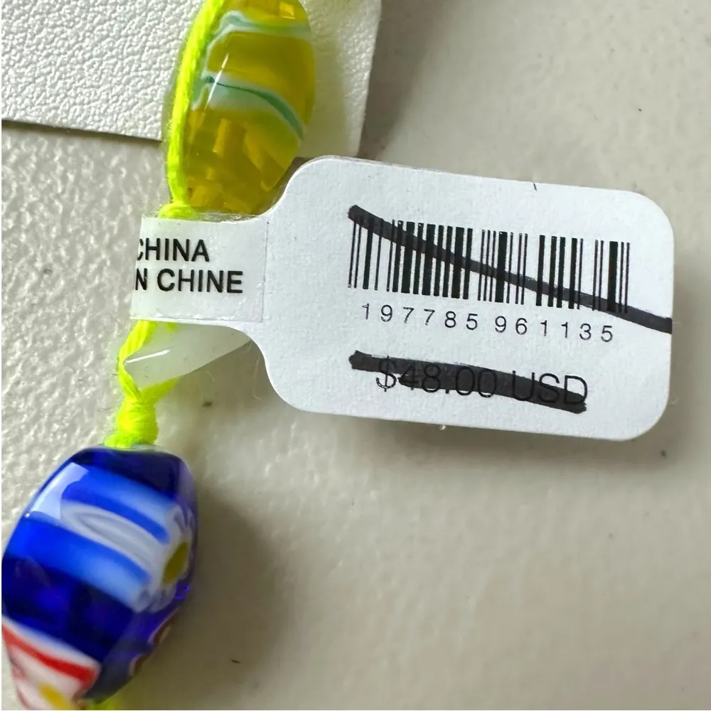 Free People Ariana Ost Voyage Dangle Earrings NWT Glass Crystal Bohemian Hippie - Image 10