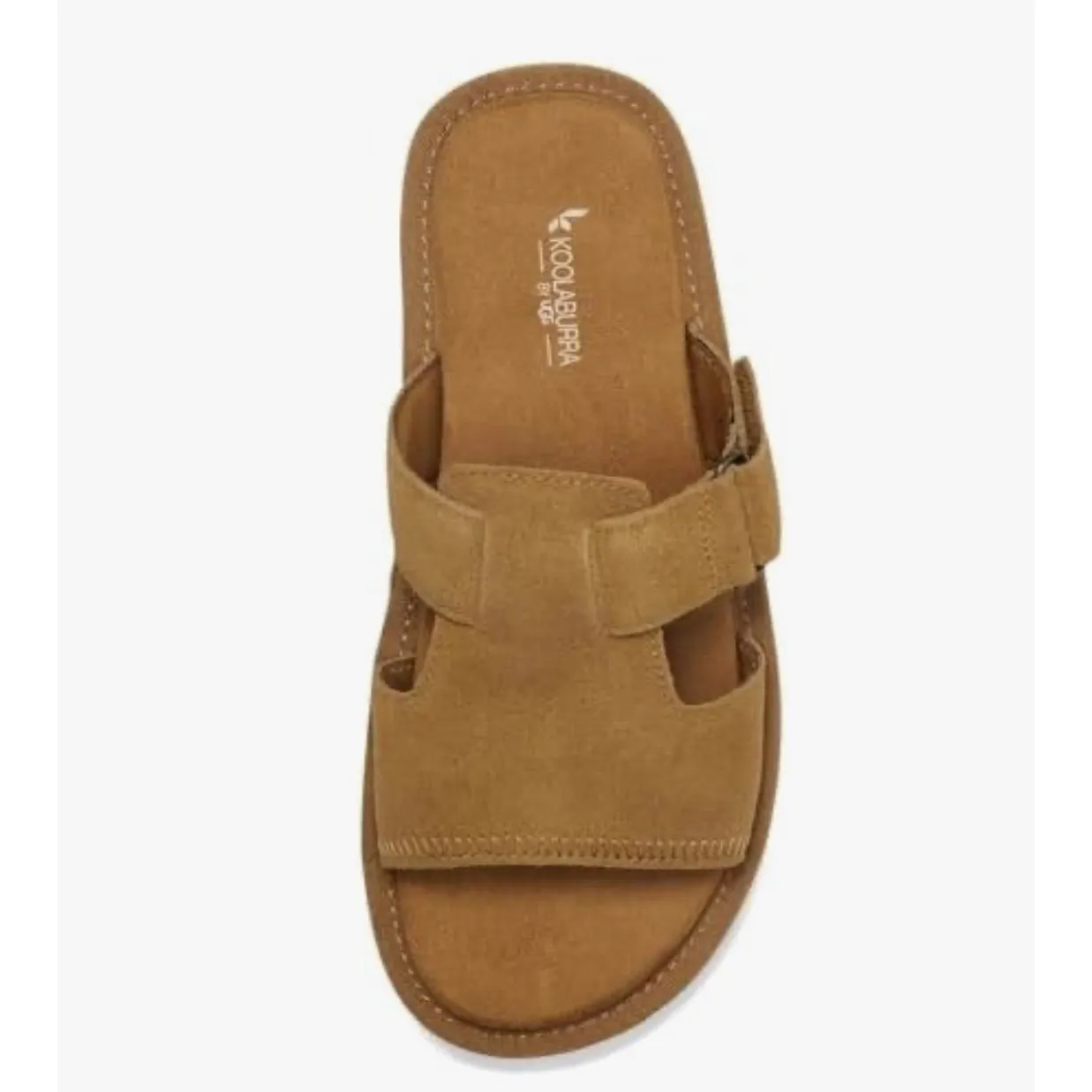 Koolaburra by UGG Women's Tan Suede Platform Slides Sandals Size Unknown - Image 5