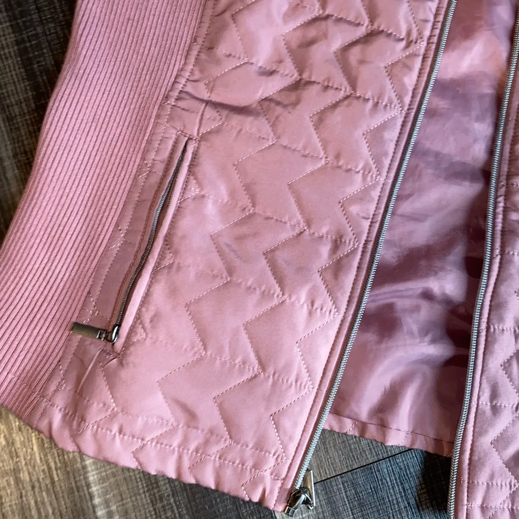 Christopher & Banks Light Pink Quilted Vest - Image 7