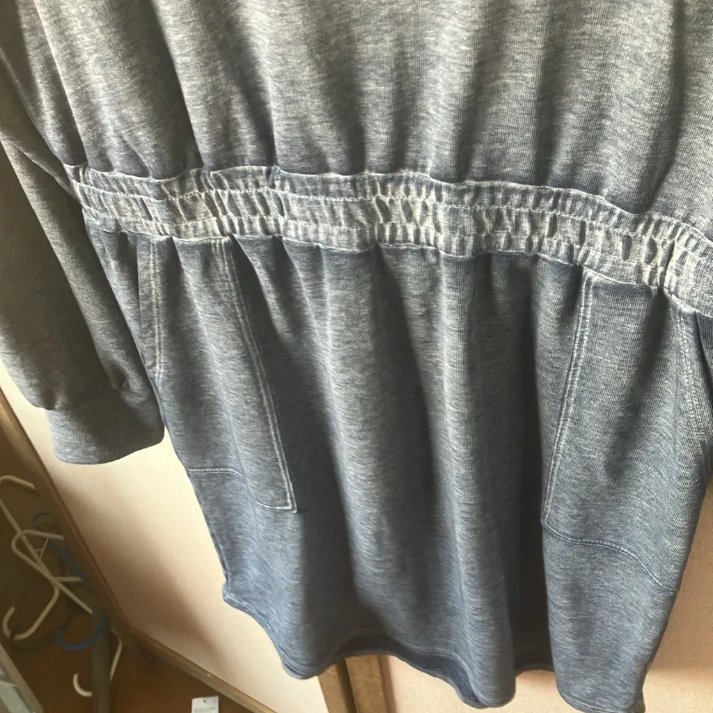 FINAL MARKDOWN Time and Tru French terry acid washed dress small - Image 3