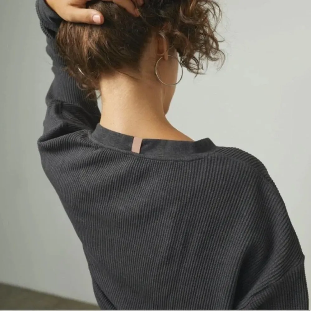 ๐LUNYA๐ Restore Thermal Long Sleeve Top + High Rise Legging Pajama Set L NWOT Gray Size L - Image 7