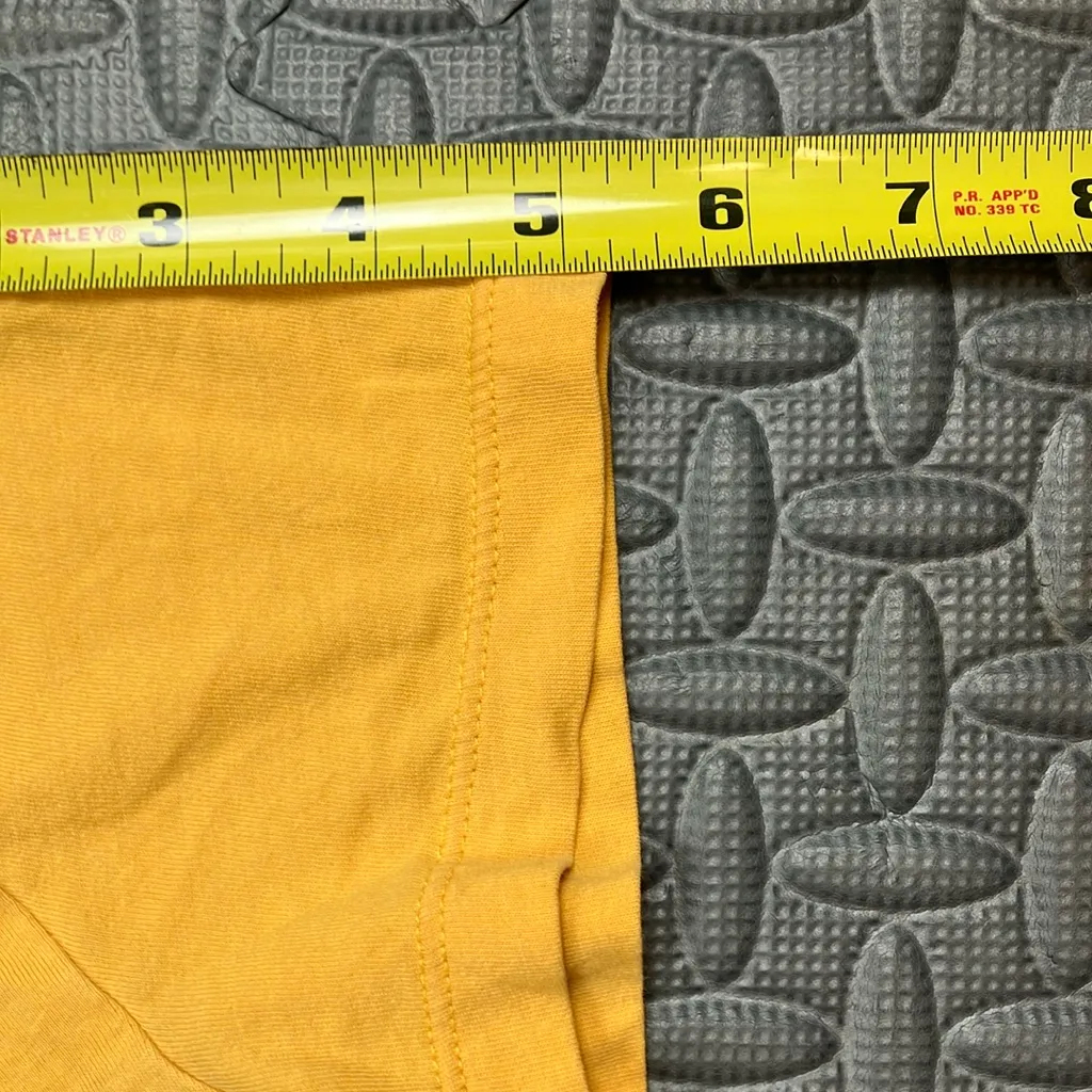 Fifth Sun Women's Yellow Tee‎ with Retro Rainbow Design "Together" Size XS - Image 5