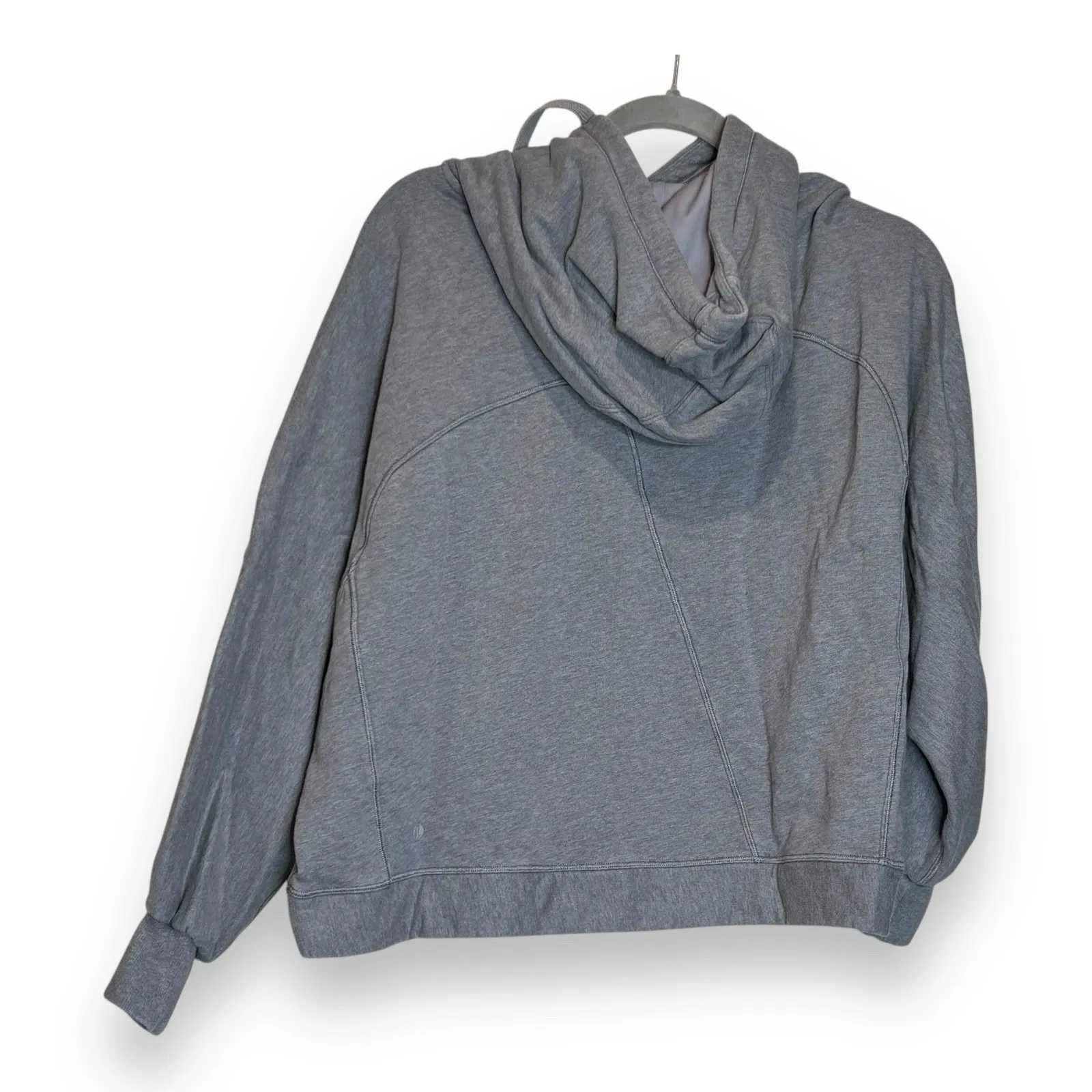 Lululemon Broken Beats Hoodie Heathered Glacier Grey Size XS/S Womens - Image 2