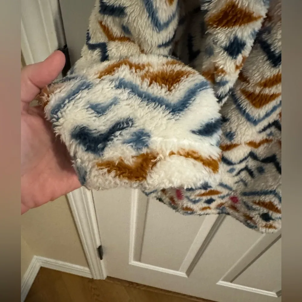 Aztec Plush Fleece 1/4 zip Southwest Pullover size XXL - Image 7