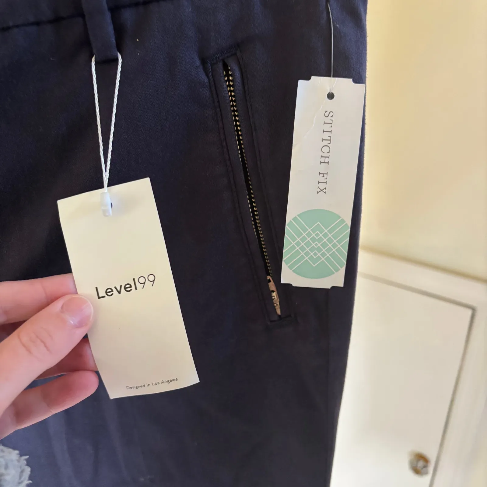 Level 99 NWT Francis Straight Leg Pant Blue Size 31 - Image 5