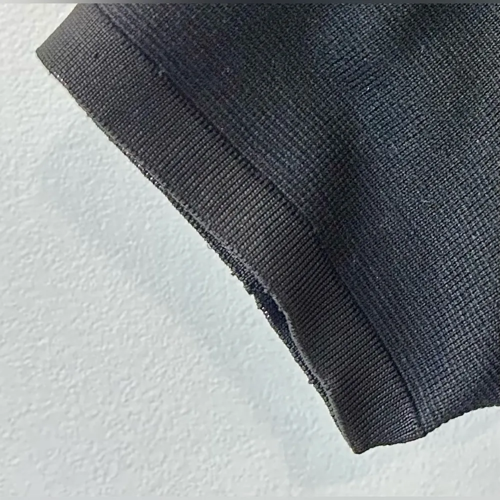 Vintage Goldworm Silk/Virgin Wool Blend Knit Dress Black Size undefined - Image 11