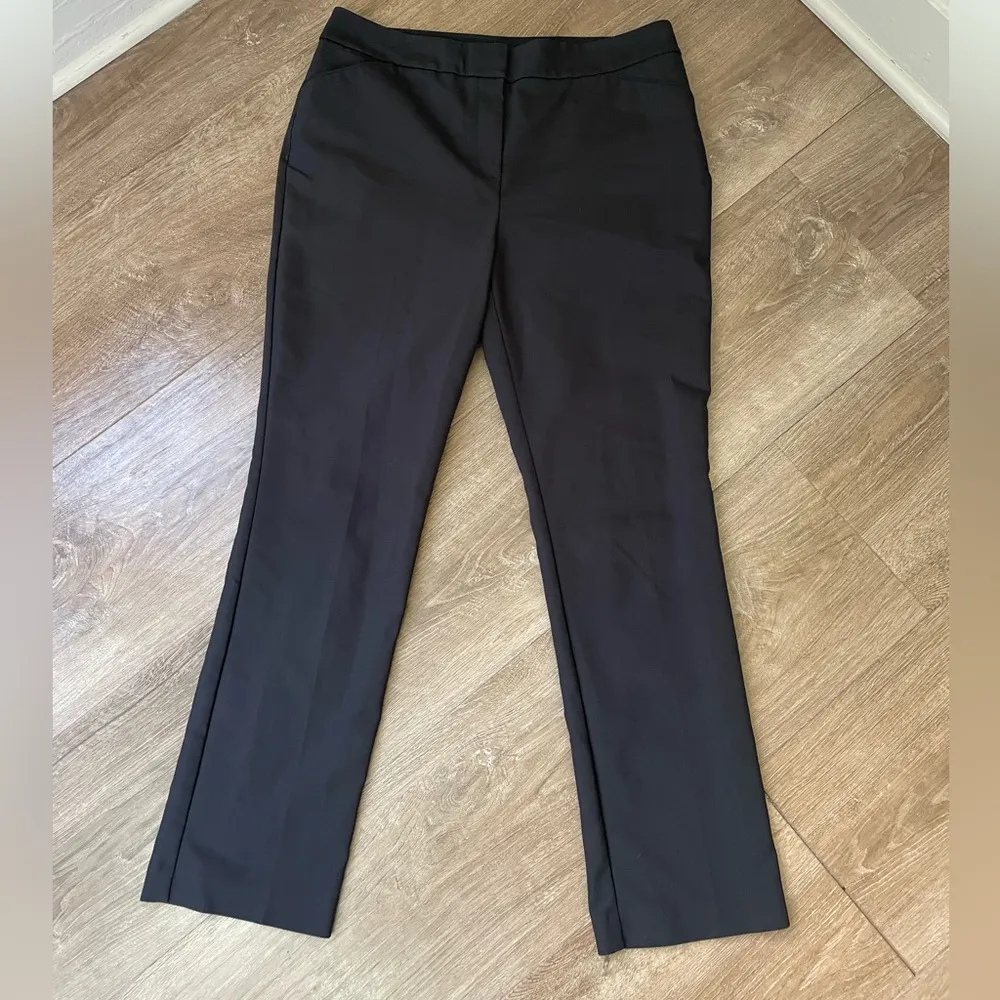 Chico’s So Slimming Black Dress Pants Trousers Pockets ~ Size 1 Short US M/8 - Image 3