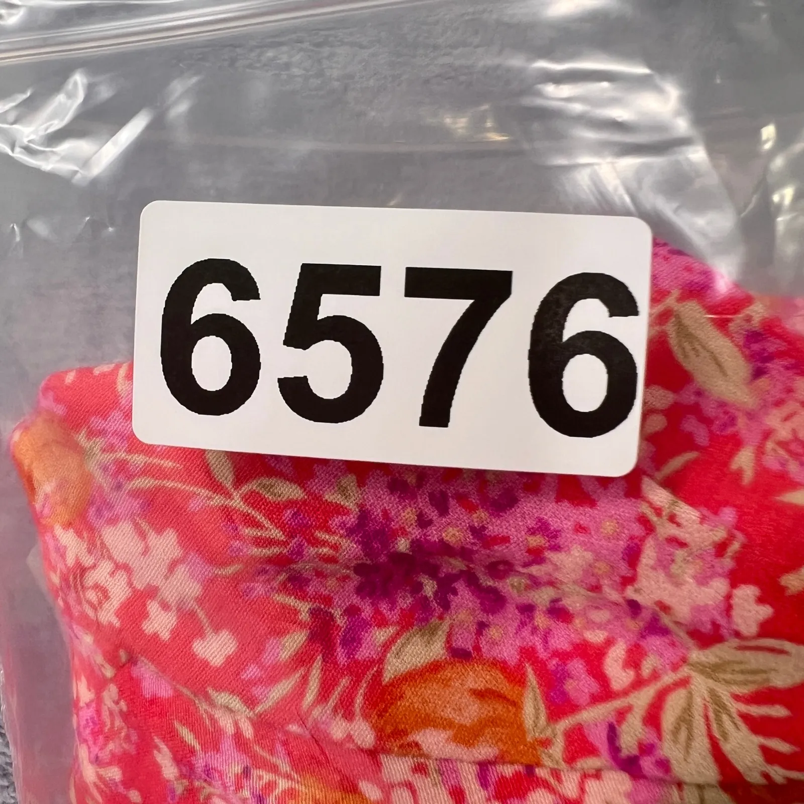 Vtg. Dressbarn Floral Print Button Front Midi Dress Women 10 Pink Short Sleeve - Image 10