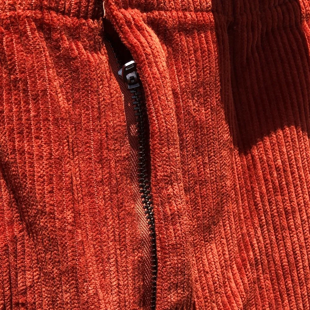 Roxy Silent Days Rust Corduroy Skirt M - Image 5