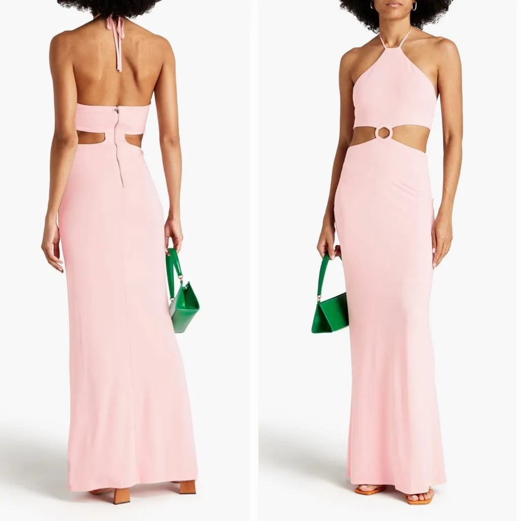 Alice + Olivia Marguerite Cutout Dress in English Rose/Pink, Size 2, NEW w/Tag - Image 4