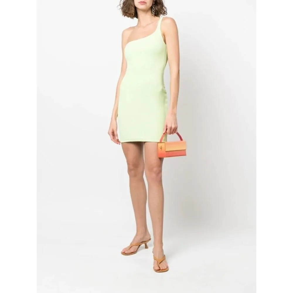 Gauge81 Erla One Shoulder Dress in Green XSmall Womens Mini Cocktail Size XS - Image 4
