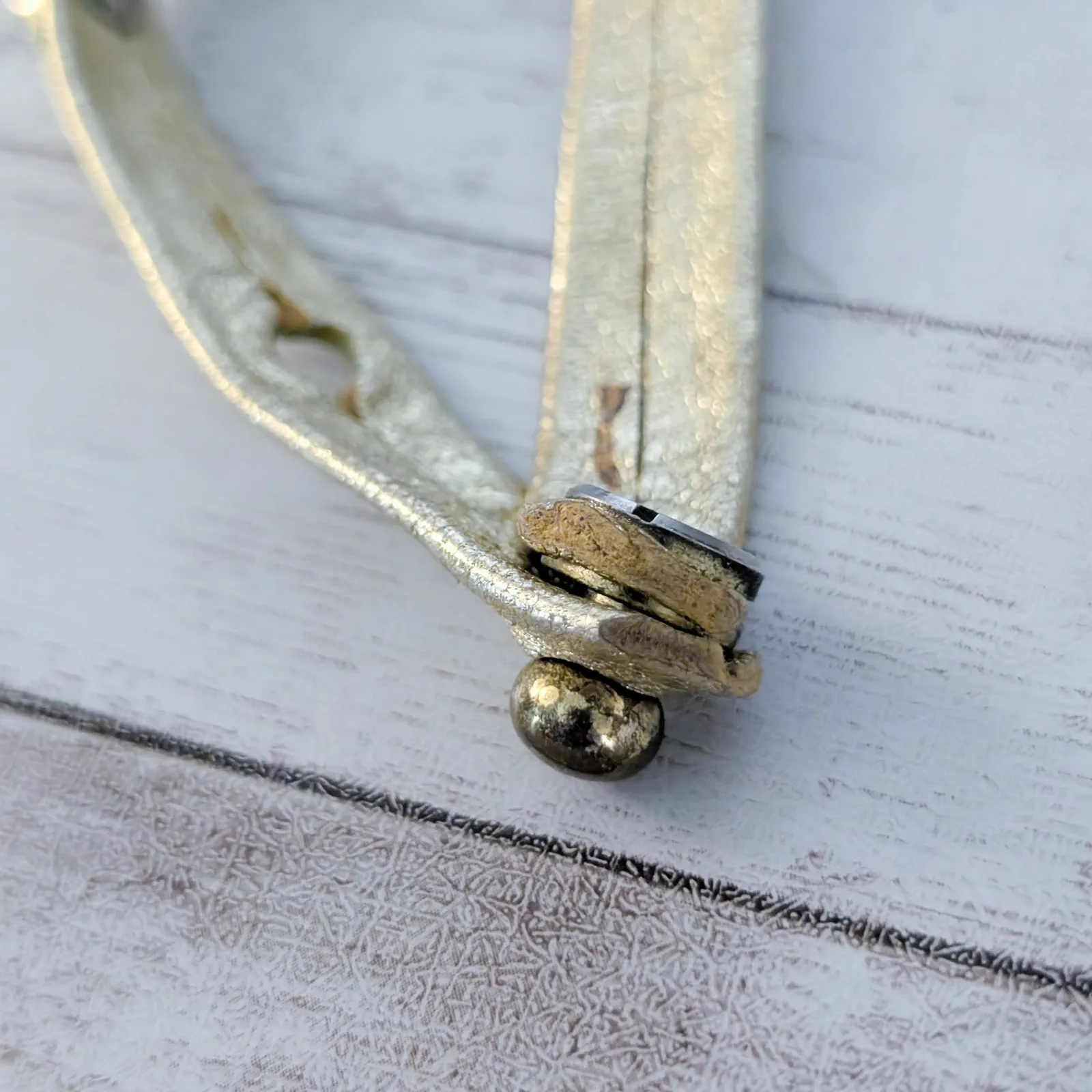 Gold Tone Bracelet - GB Brand - Condition Issues - Image 5