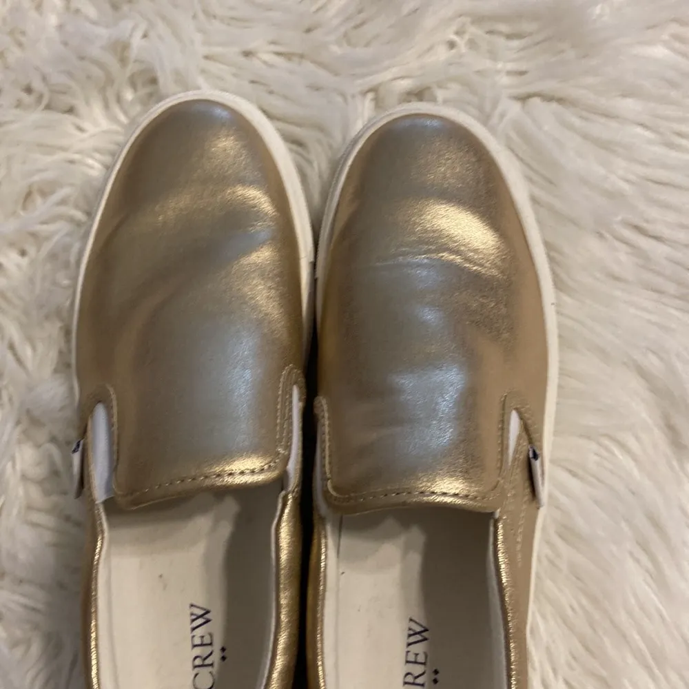 J.CREW SHOES SIZE 9 BNWOT COLOR GOLD SEE ALL PHOTOS - Image 12
