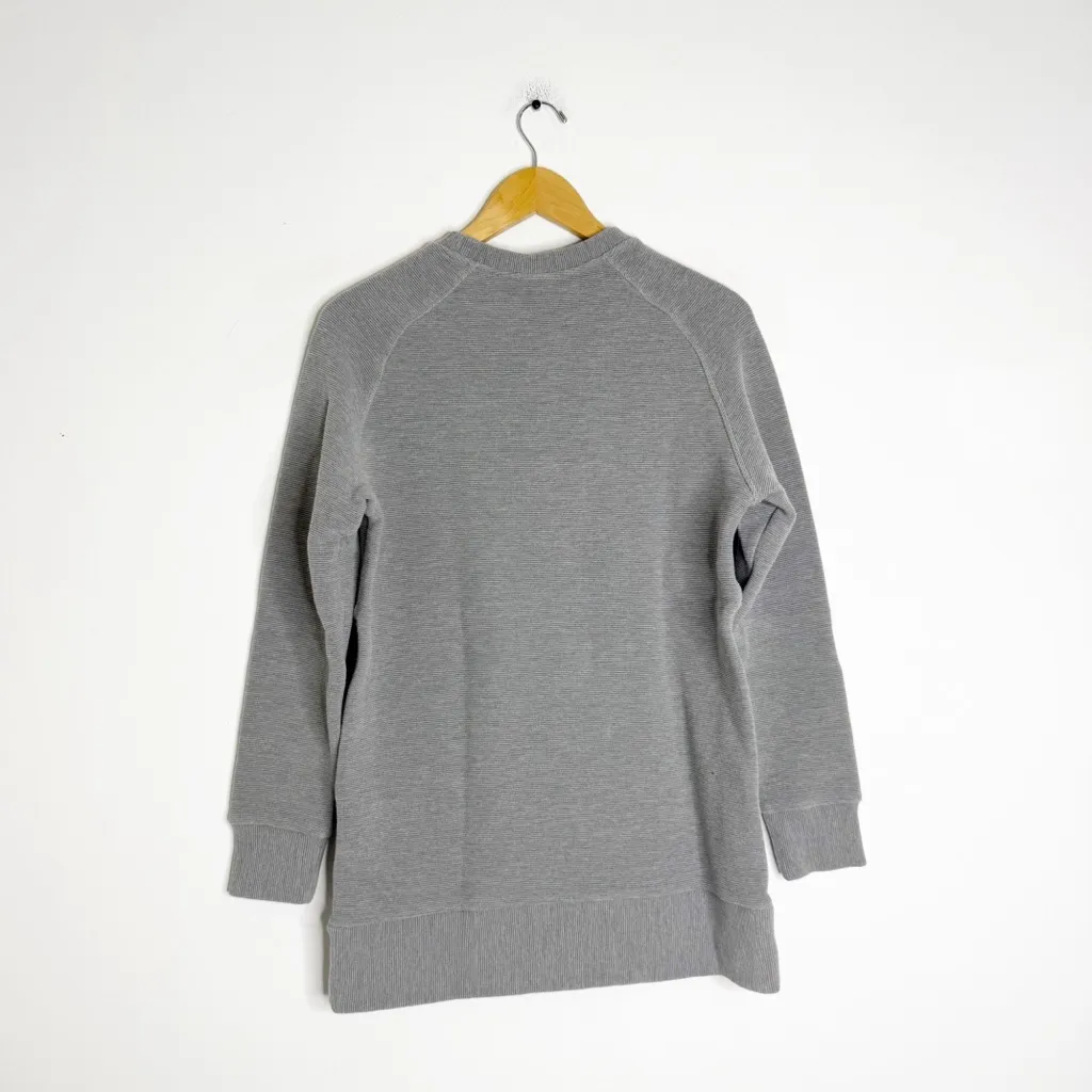 Varley Revolve Manning Raglan Pullover Sweatshirt Gray Size XS - Image 2