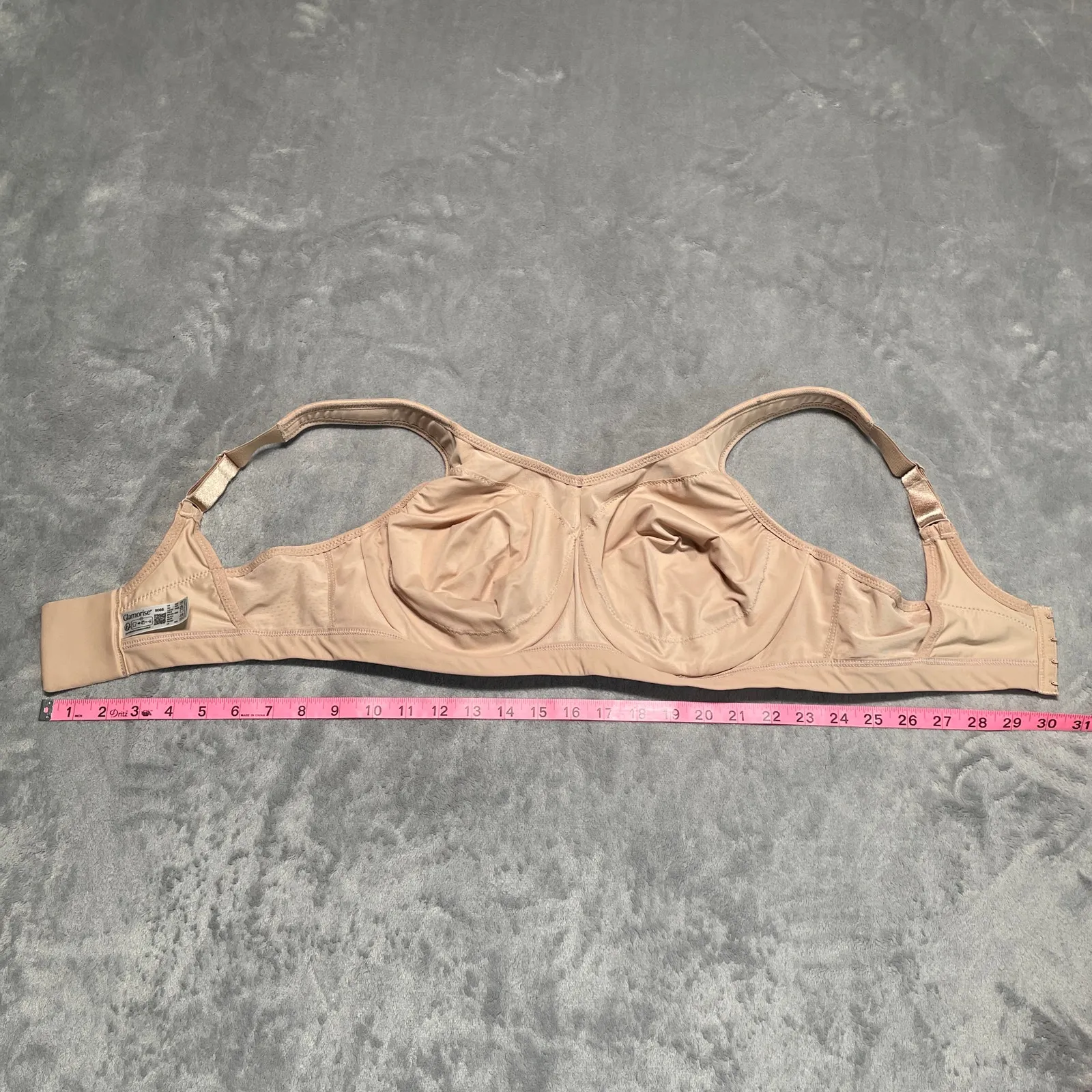 Glamorise Bra Womens 38D Tan Underwire High Impact Sports Activewear Running Gym Size undefined - Image 5