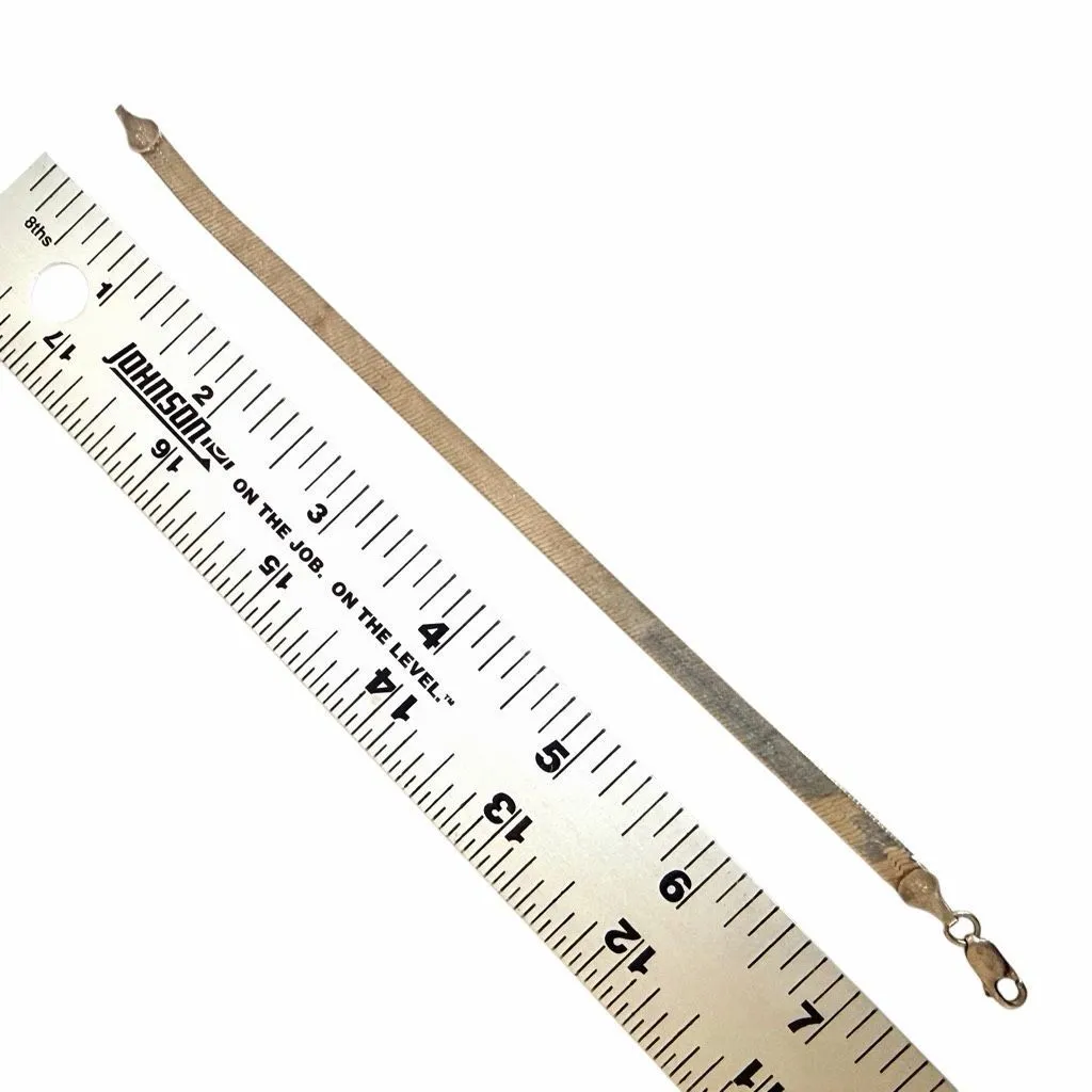 IBB Italy 925 Sterling Silver Herringbone Bracelet - Image 8