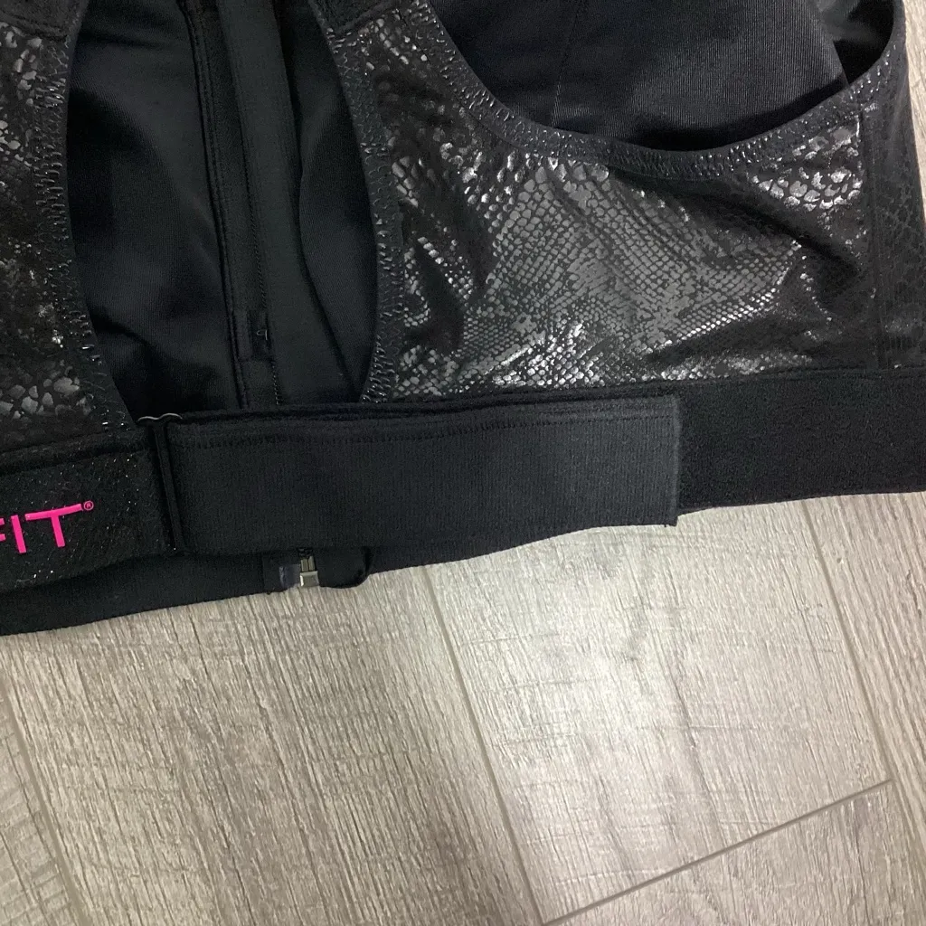 Shefit Ultimate Sports Bra Phantom Snakeskin Limited Edition Size 6Luxe NWT Black - Image 7