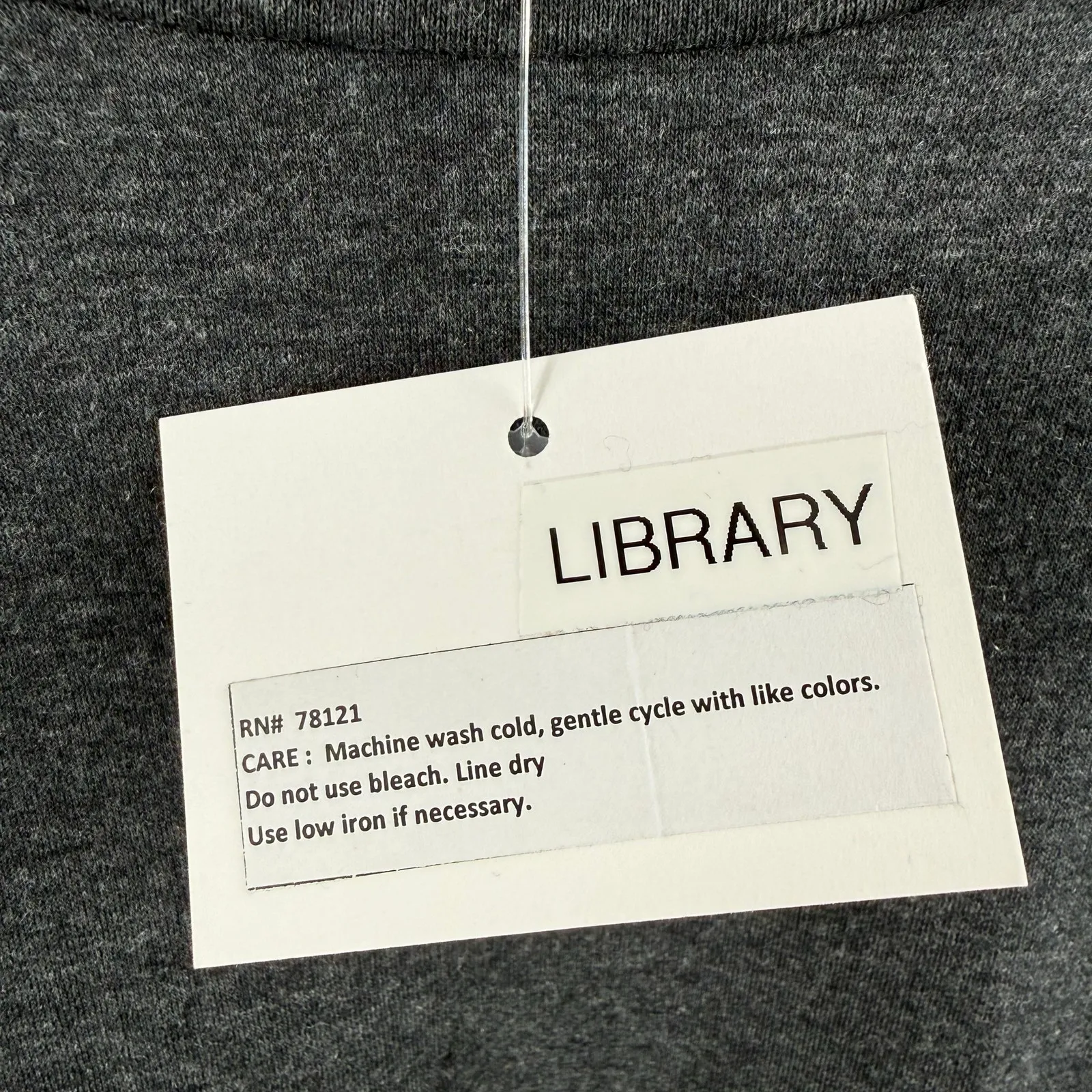 Eileen Fisher Top Women's Small NWT Sample Tencel Spandex Blend Charcoal Gray - Image 5