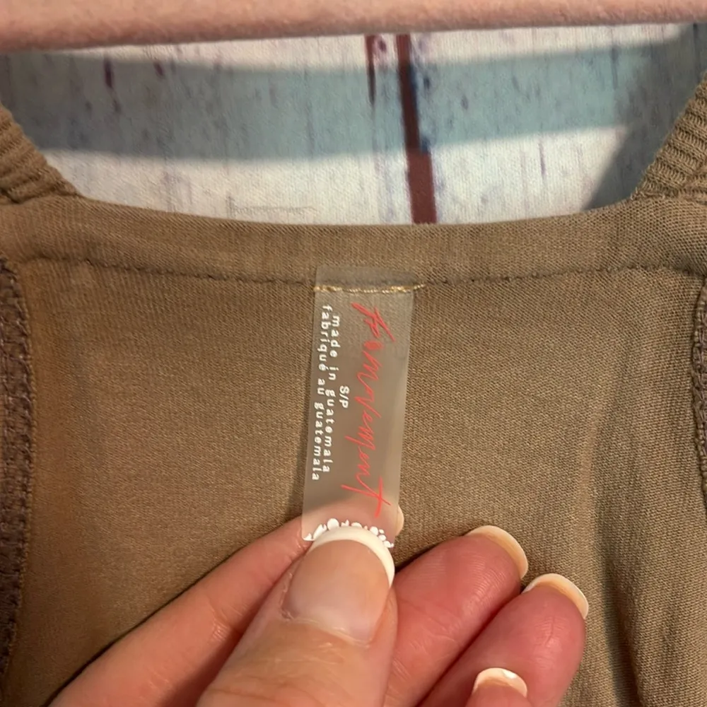 NWOT FP Movement Hot Shot Mini Dress Tan - Image 7