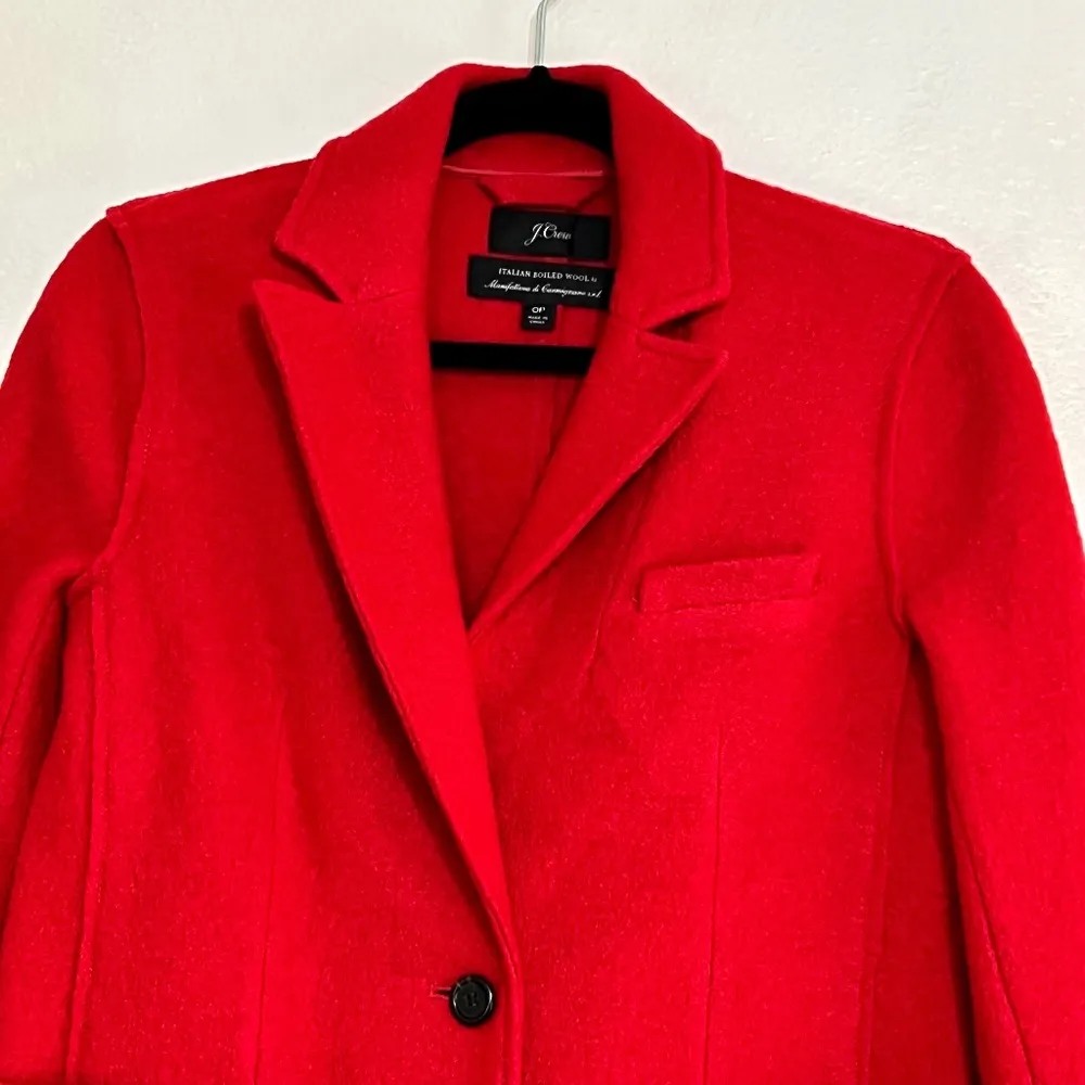 J.Crew  Olga Boiled Wool Top Coat - Image 4