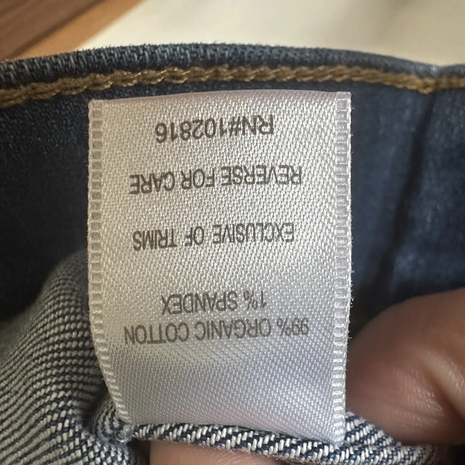 Garnet Hill Denim Jacket Women's Size 14 Blue Jean Organic Cotton Trucker - Image 5