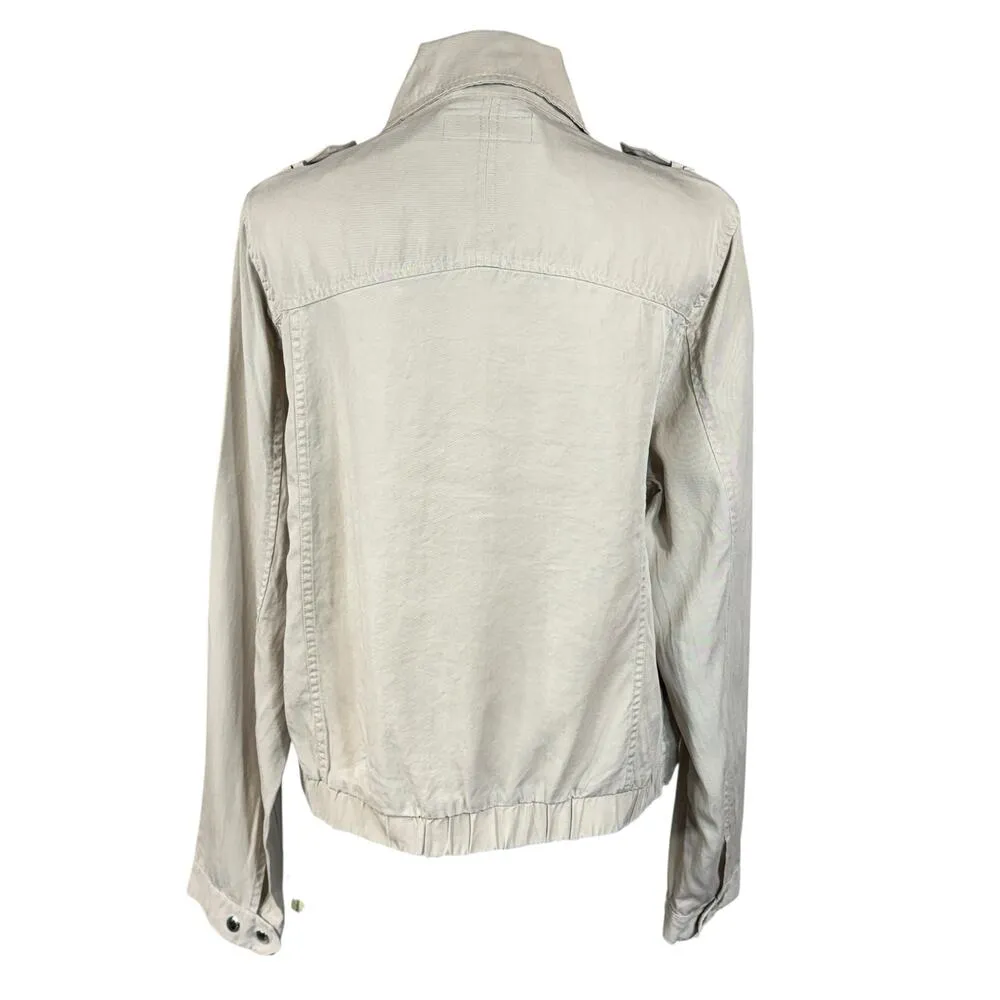 BLANKNYC Anthropologie X-Large Breezy Moto Jacket Full-Zip Pockets Long Sleeves - Image 5