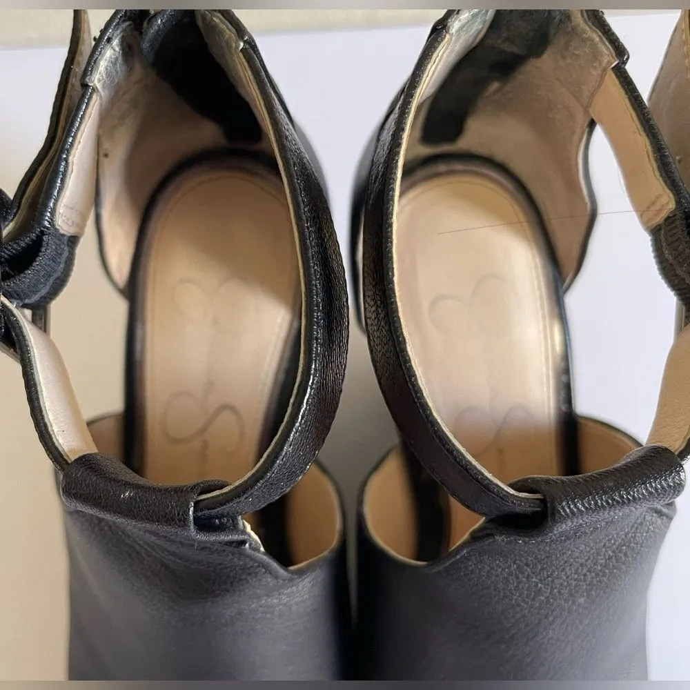 Jessica Simpson Crimsella Black wedge sandal. - Image 4